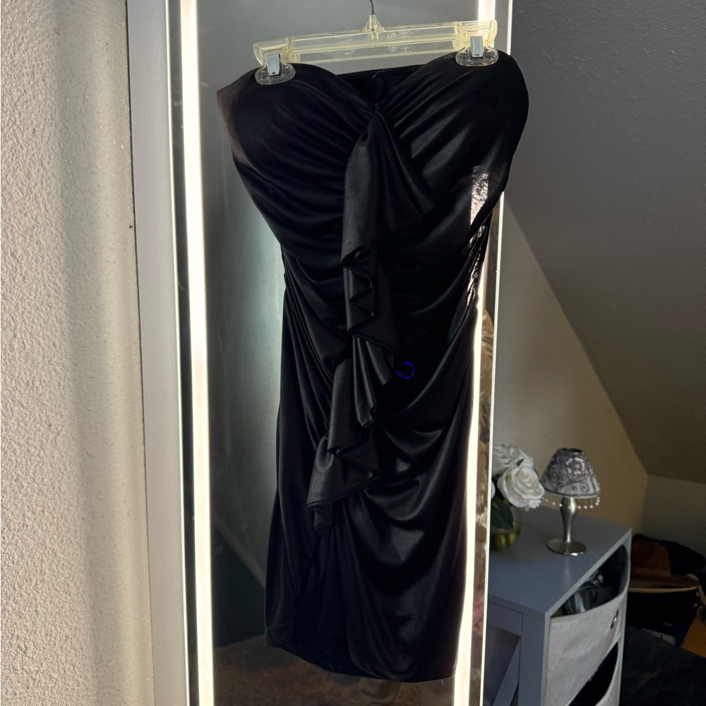 Forplay Black Strapless Dress
